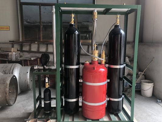 Ποιότητα  90Ltr 120Ltr 245Ltr Piston Flow Type Clean Agent Fire Suppression System FM200 Εργοστάσιο