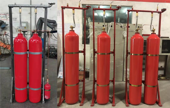 Ποιότητα  70Ltr Carbon Dioxide Fire Extinguishing Systems CO2 Automatic Fire Extinguisher 5.7MPa Εργοστάσιο