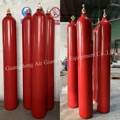 Ποιότητα  GUANGZHOU Factory Of Inert Gas Argon IG55 IG100 IG541 Fire Extinguishing System Cylinder Εργοστάσιο