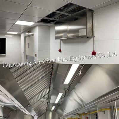 Ποιότητα  Double Bottles Automatic Protection Restaurant Hood Fire Suppression System For Hotel Fire Fight Εργοστάσιο