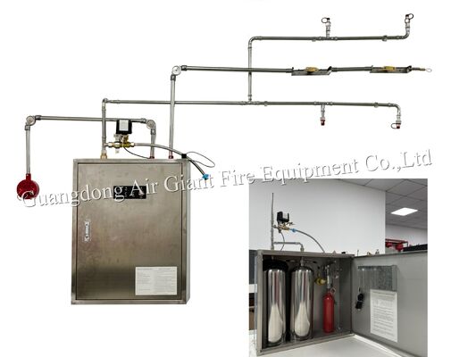 Ποιότητα  Single Bottles Automatic Protection Restaurant Fire Suppression System For Hotel Fire Fight Εργοστάσιο