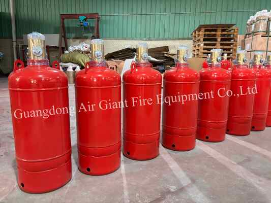 Ποιότητα  Enclosed Flooding Novec 1230 Fire Suppression System Cylinder with 4.2MPa Storage Pressure and Residue-Free Design for Anechoic Chambers Εργοστάσιο