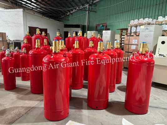 Ποιότητα  Insulated FM200 Fire Extinguishing System Cylinder Without Residue For Telecommunication Room Εργοστάσιο