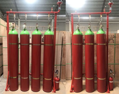 Σύστημα 80Ltr πυροπροστασίας καταστολής αδρανούς αερίου αζώτου IG100