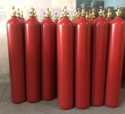 Πυροσβυστικό σύστημα 80L 140L κυλίνδρων αερίου αζώτου IG100 Argonite