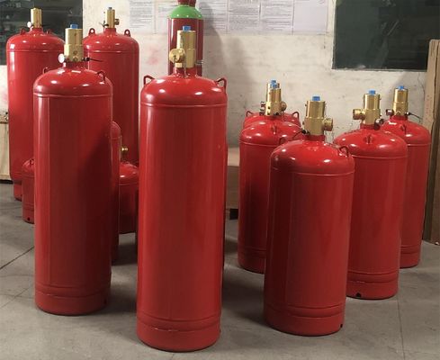 Καταστολή FM 200 κύλινδροι 147L 150L 180L πυρκαγιάς δωματίων υπολογιστών