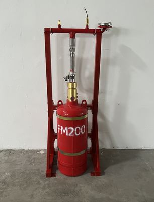 Ασφαλές σύστημα καταστολής πυρκαγιάς FM200 180L για την προστασία κρίσιμων εξοπλισμού και υλικών