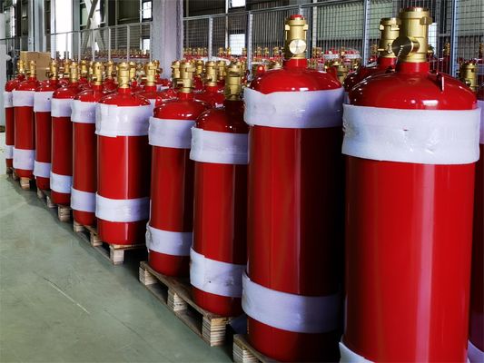 Περιβαλλοντικά φιλικό σύστημα πυροσβεστήρα HFC227ea χωρίς υπολείμματα στο δωμάτιο UPS