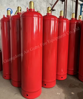 Σύστημα καταστολής πυρκαγιάς HFC227ea χωρίς ρύπανση Προσαρμοσμένο κύλινδρο